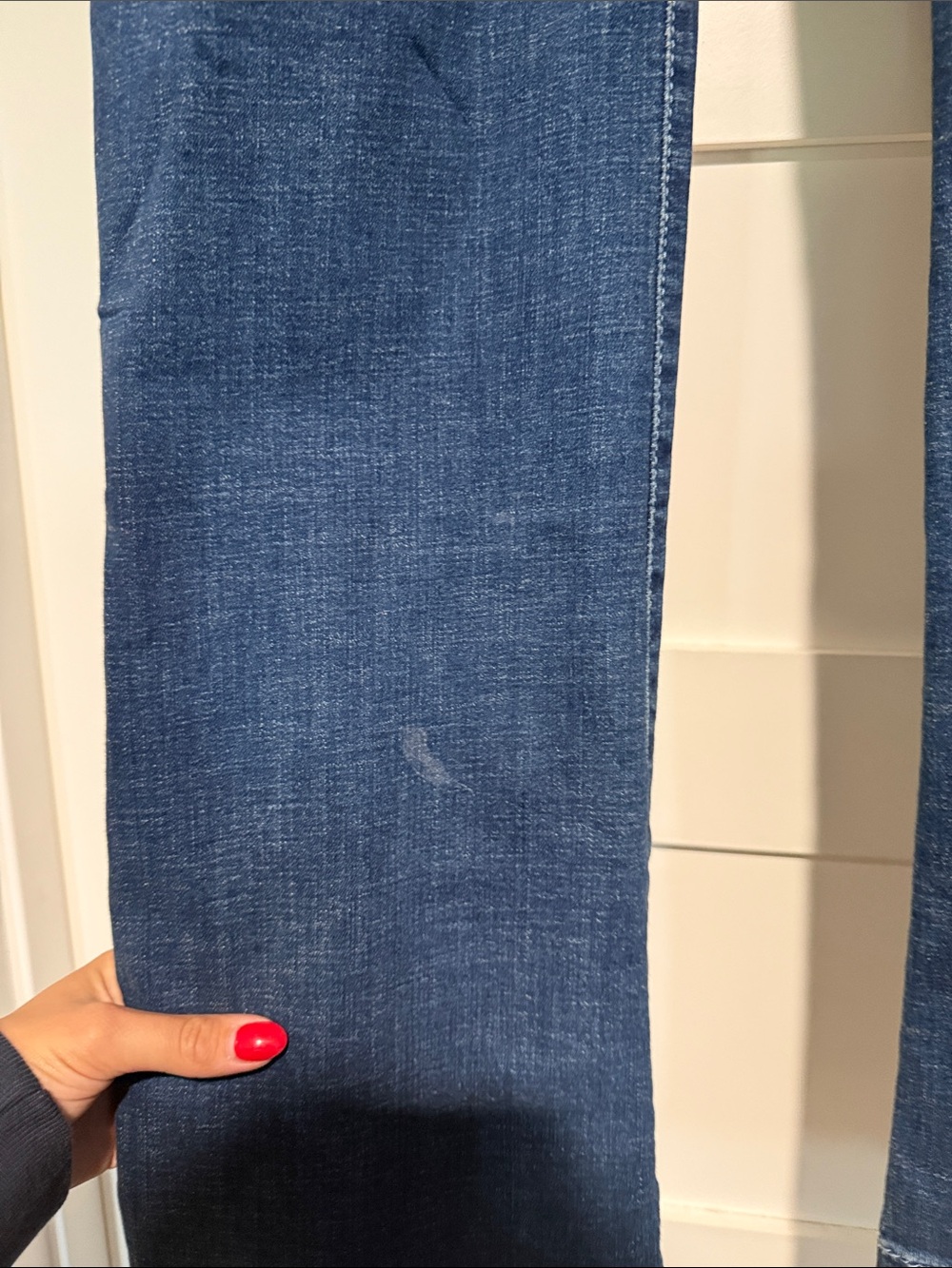Wrangler Dark Blue Flare Jeans - Picture 5 of 6
